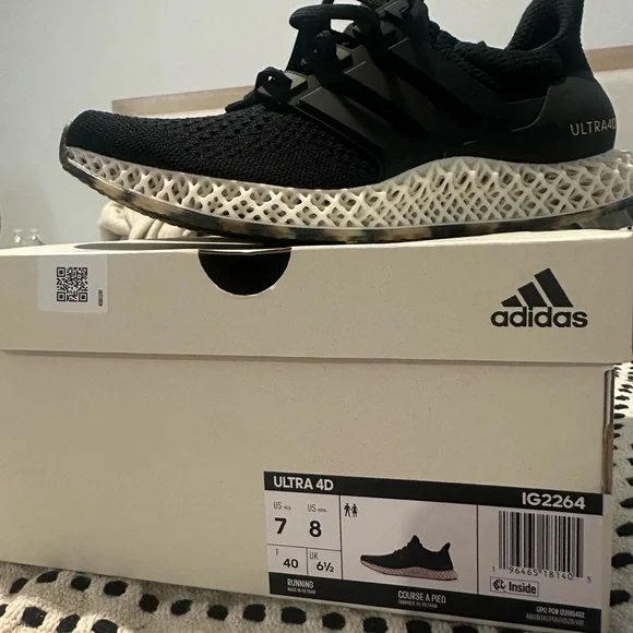 Adidas Ultra 4D Black Sneakers - Picture 5 of 5